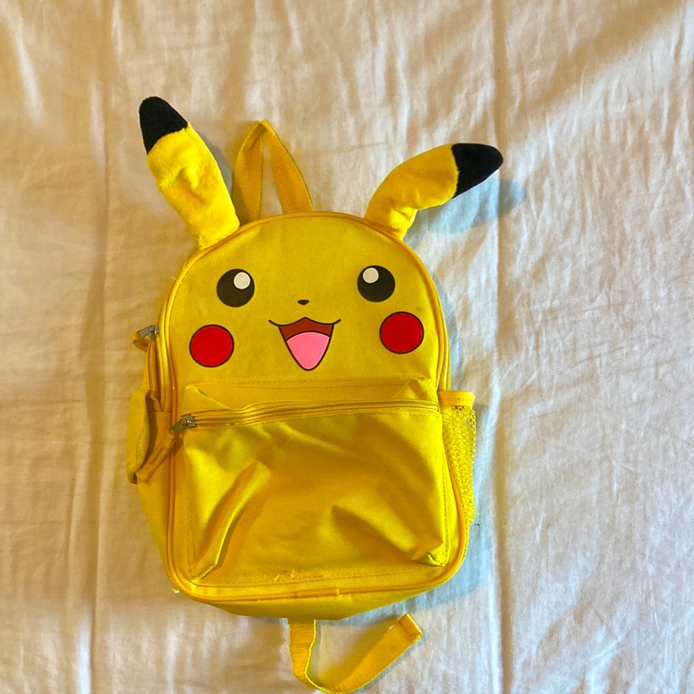 Pokémon Pikachu Kids small backpack yellow